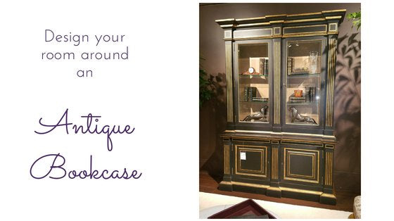 How to Design Your Living Room Around a Beautiful Antique Bookcase - English Georgian America