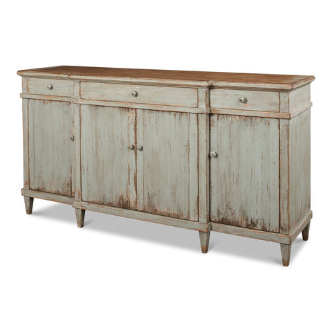 French Country Buffet in Sage Green