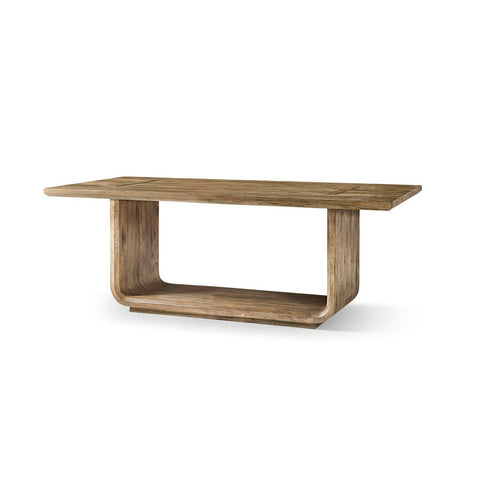 86" Rustic Modern Wood Dining Table
