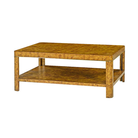 Art Deco Burl Coffee Table
