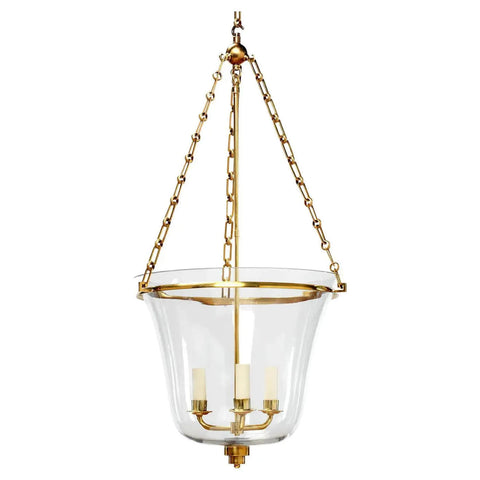 Art Deco Cloche Lantern - Brass