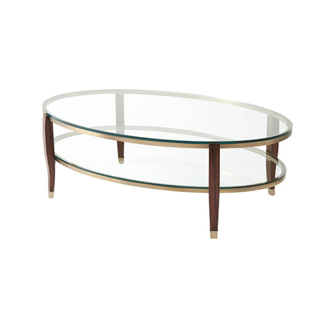 Art Deco Oval Coffee Table