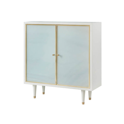 Coastal Sea Glass Cabinet