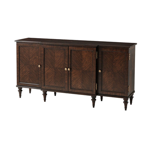 English Regency Breakfront Credenza