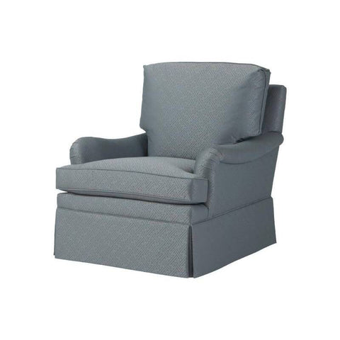 English Upholstered Library Armchair