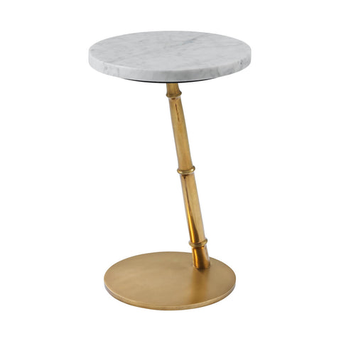 Floating Marble Top Accent Table