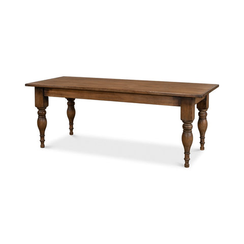 French Country Farmhouse Dining Table