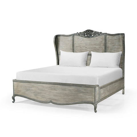 French Provincial Painted King Size Bed