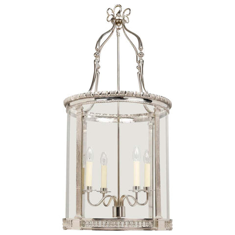 Georgian Round Hall Lantern - Nickel