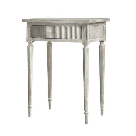 Gray Gustavian Side Table