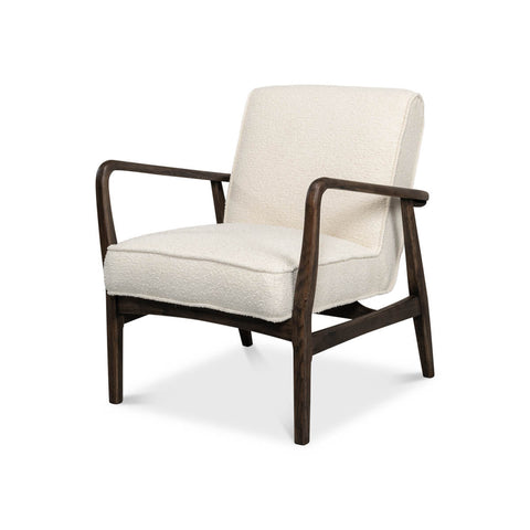 Mid Century Boucle Armchair