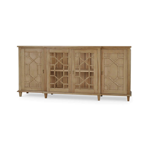 Mid Century Credenza - Fruitwood Finish