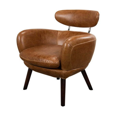 Mid Century Leather Armchair
