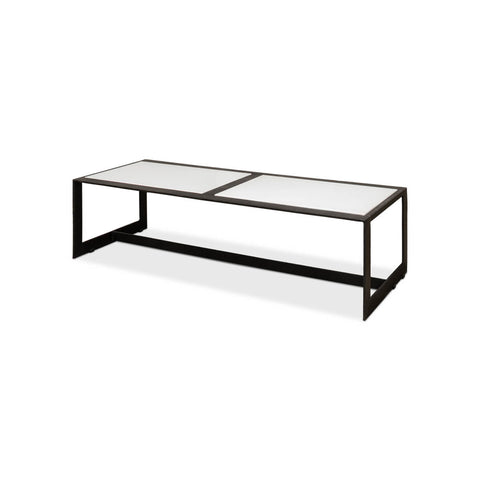 Modern Marble Top Iron Coffee Table