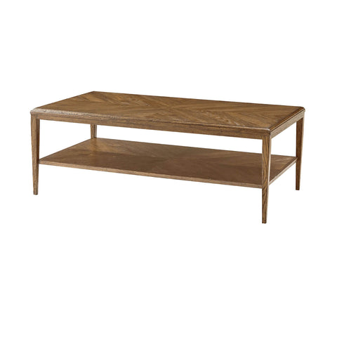 Modern Oak Coffee Table - Light Finish