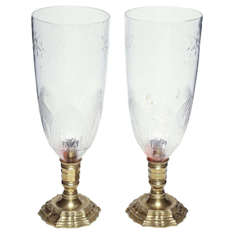 Pair of French Bronze Photophores
