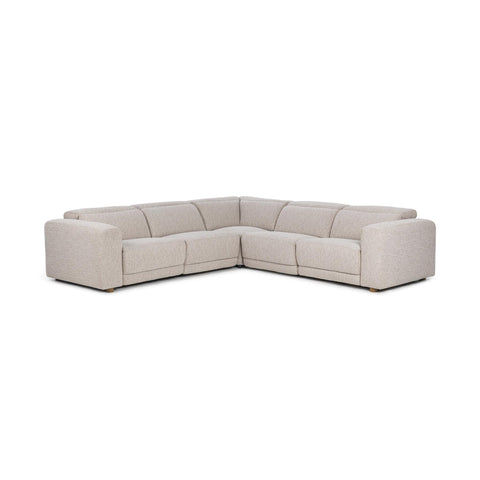 Five-Piece Power Reclining Sectional - Gray