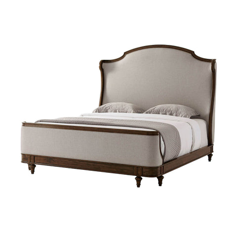 Provincial Carved California King Size Bed
