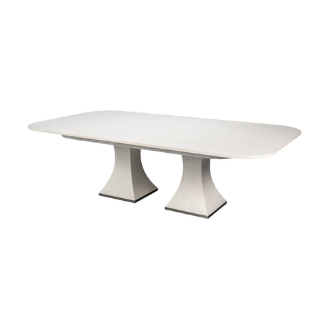 Rectangular White Jupe Dining Table
