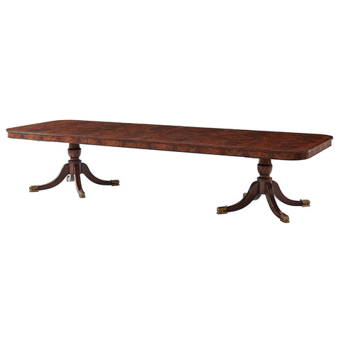 Regency Style Mahogany Dining Table