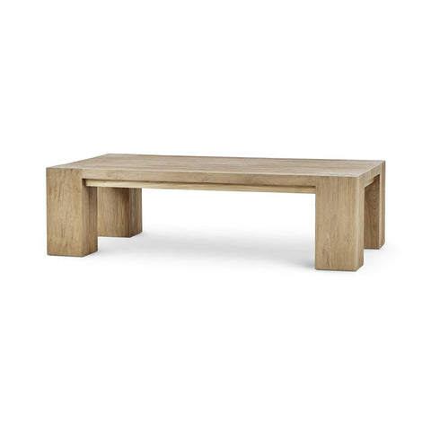 Rustic Scandinavian Teak Coffee Table