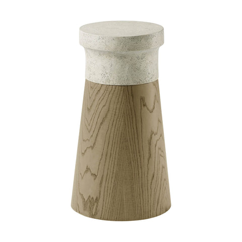 Small Cylinder Accent Table - Light
