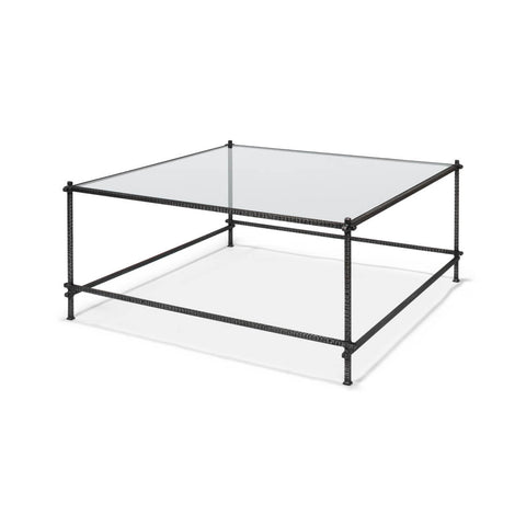 Square Industrial Coffee Table