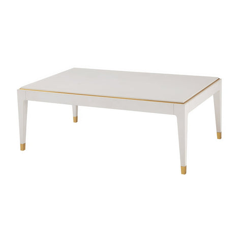 White Mid Century Coffee Table