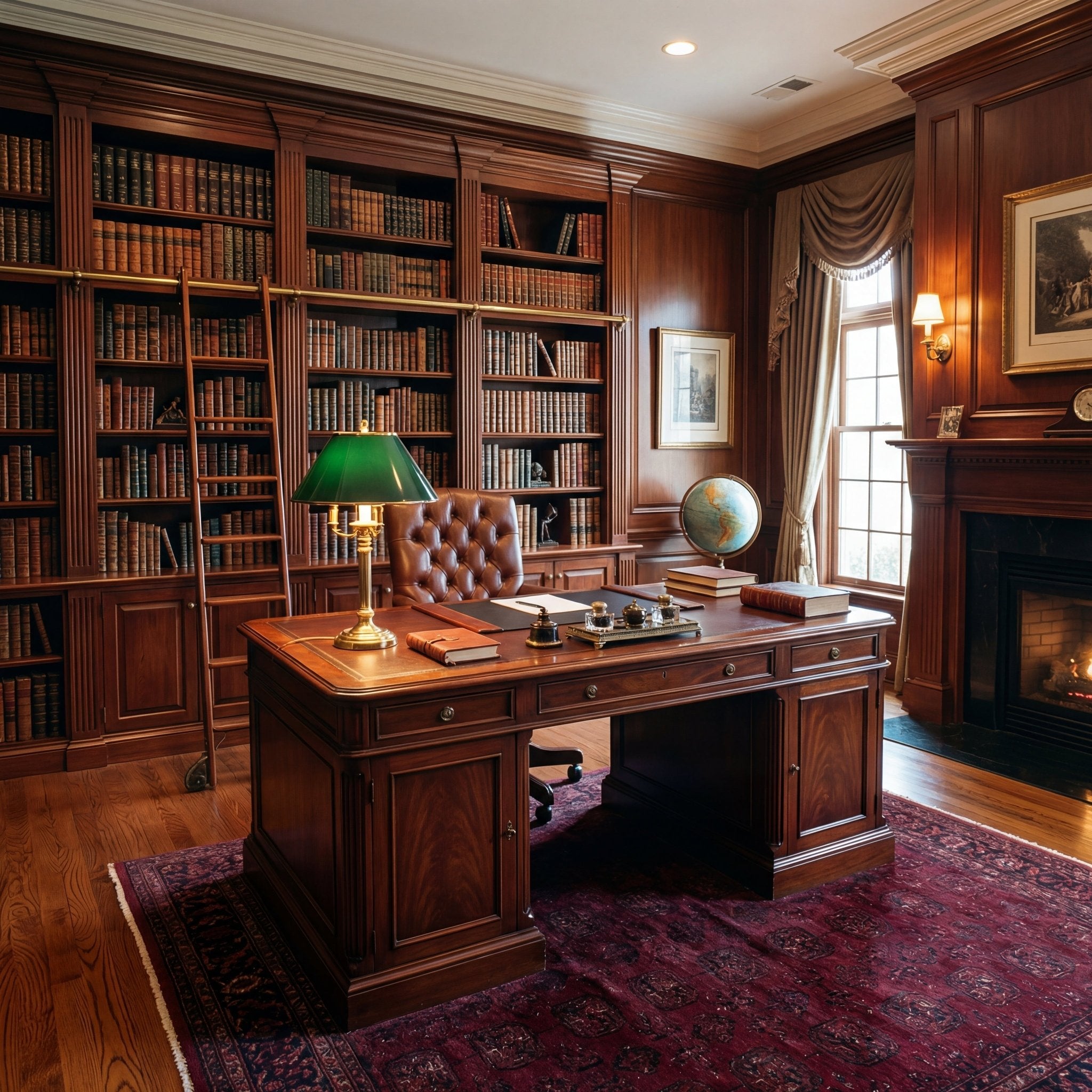 Creating the Perfect Home Office Library: A Furniture Guide for Modern Professionals - English Georgian America