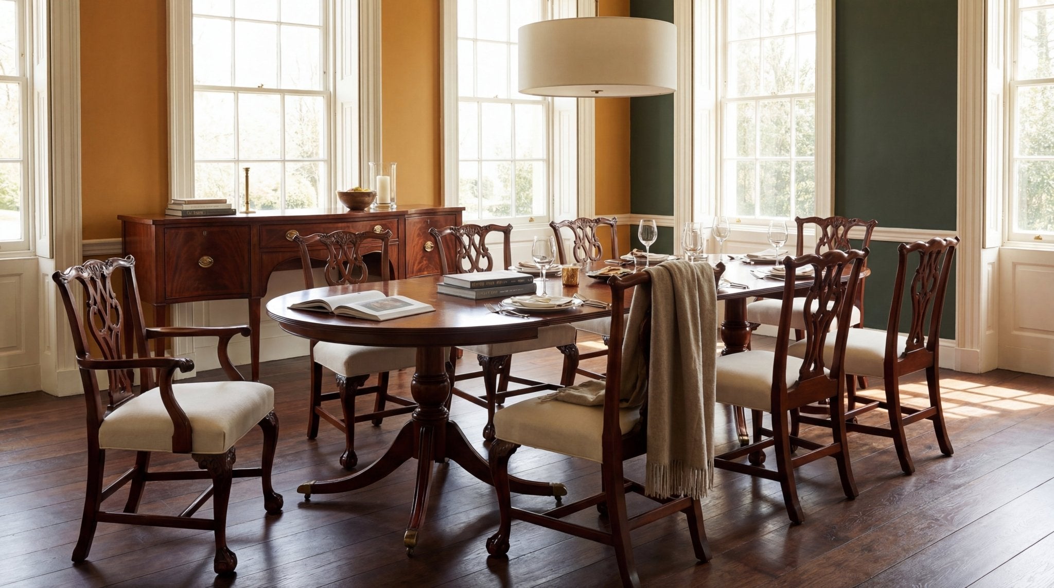 Georgian Furniture Has Always Been Curved. The Trend Just Finally Caught Up. - English Georgian America