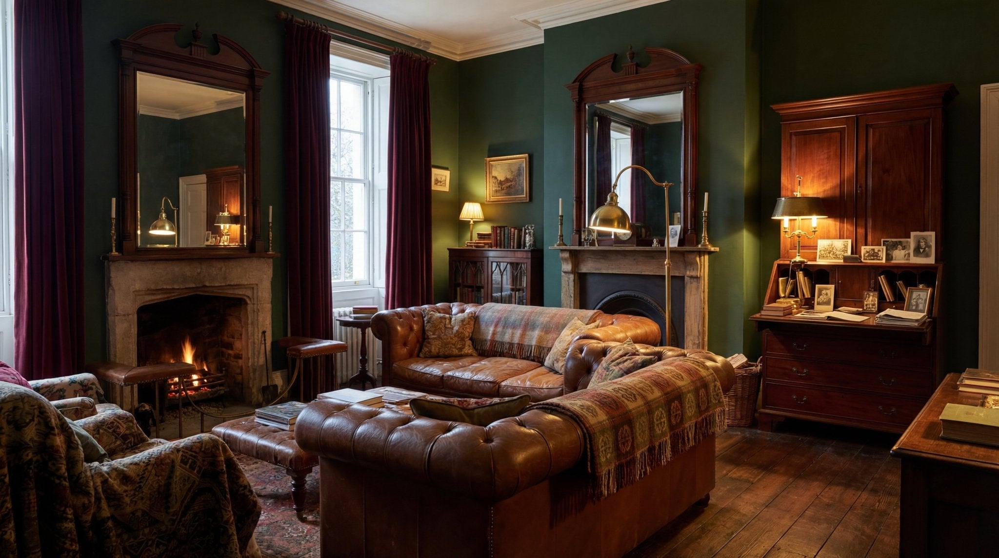 Poetcore Meets Georgian: Why Dark Romantic Interiors Are the Defining Look of 2026 - English Georgian America