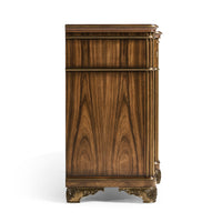 English Traditional Sideboard with Brass Inlay
