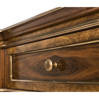 English Traditional Sideboard with Brass Inlay