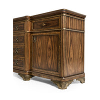 English Traditional Sideboard with Brass Inlay