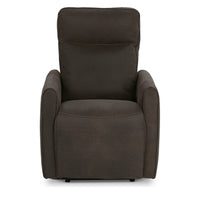 Zero Gravity Leather Power Recliner in Dark Brown