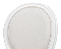 Louis XVI Dining Chairs in White with Cream Seats, Sets of 2 - view 9