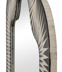 Anglo-Indian Style Bone Inlay Mirror with Arched Crown - view 3
