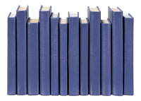 Blue Book Set in Shagreen-Embossed Leather, Set of 12 - view 2