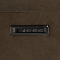 Zero Gravity Leather Power Recliner in Toffee, alternate view