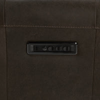 Zero Gravity Leather Power Recliner in Dark Brown, alternate view