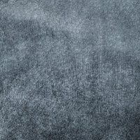 Ocean Blue leather upholstery close-up showing mottled texture