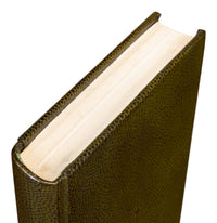 Shagreen Book Set of 12 in Olive Green with Embossed Spines - view 9