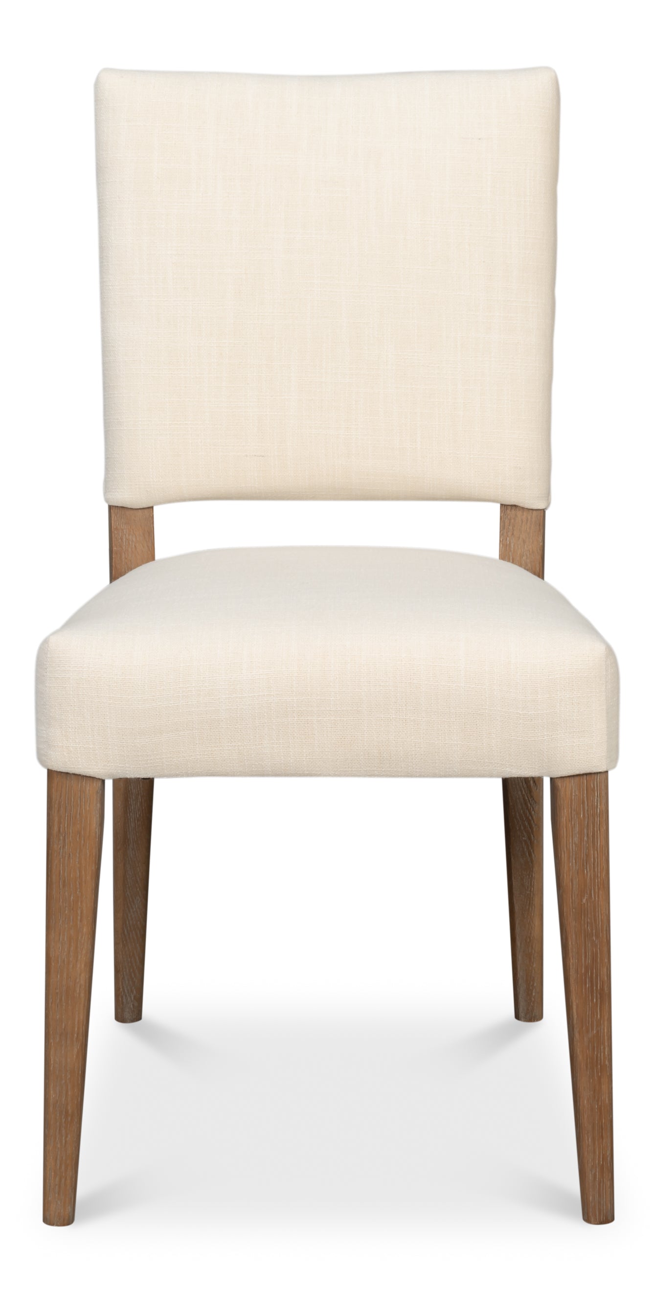 Parsons Dining Chairs in Beige with Medium Brown Legs, Sets of 2 - view 2