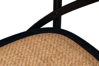 Bistro Dining Chairs in Black Bentwood with Cane Seats, Sets of 2 - view 6