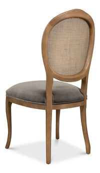 Louis XV Cane Back Dining Chairs in Driftwood, Sets of 2 - view 5