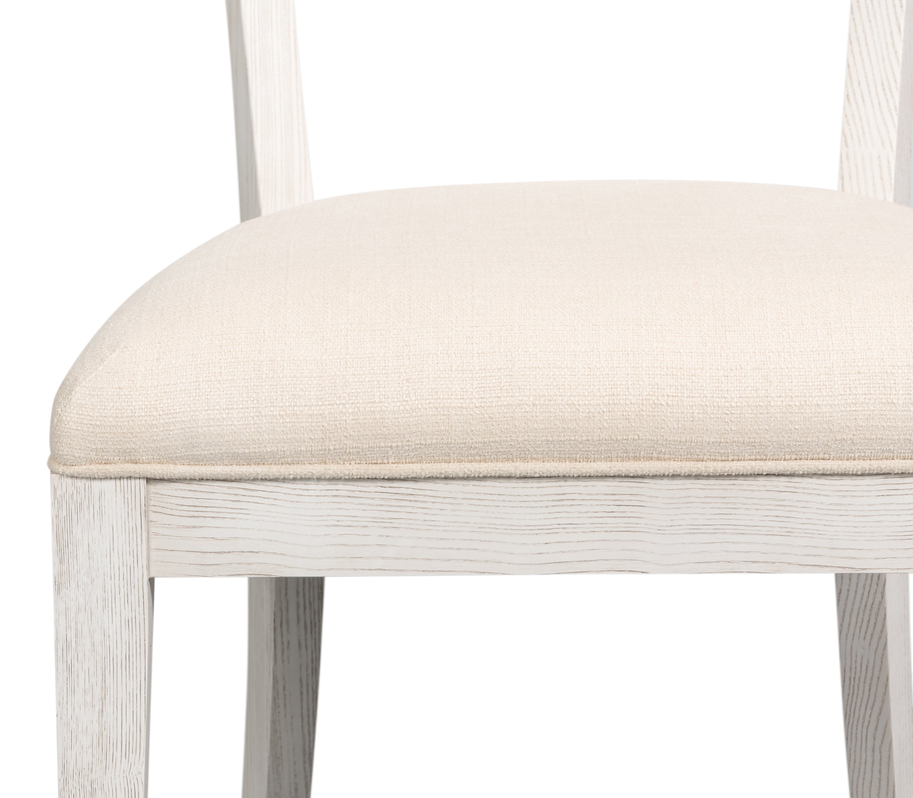 Swedish Klismos Cane Back Dining Chairs in White, Sets of 2 - view 8