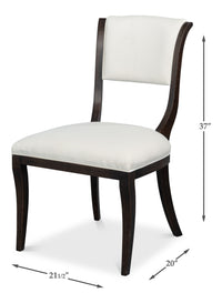 Klismos Dining Chairs with Saber Legs in Black, Sets of 2 - view 11