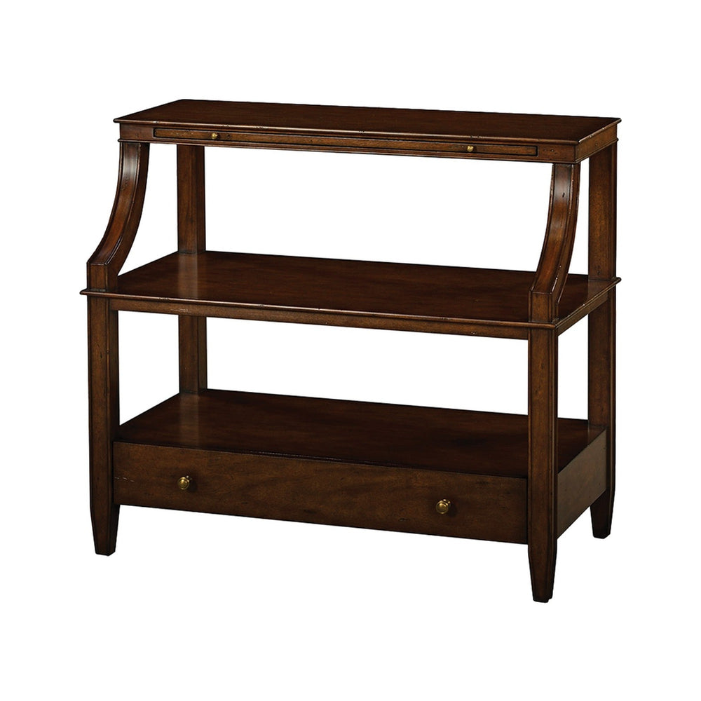 Country Accent Table with Storage