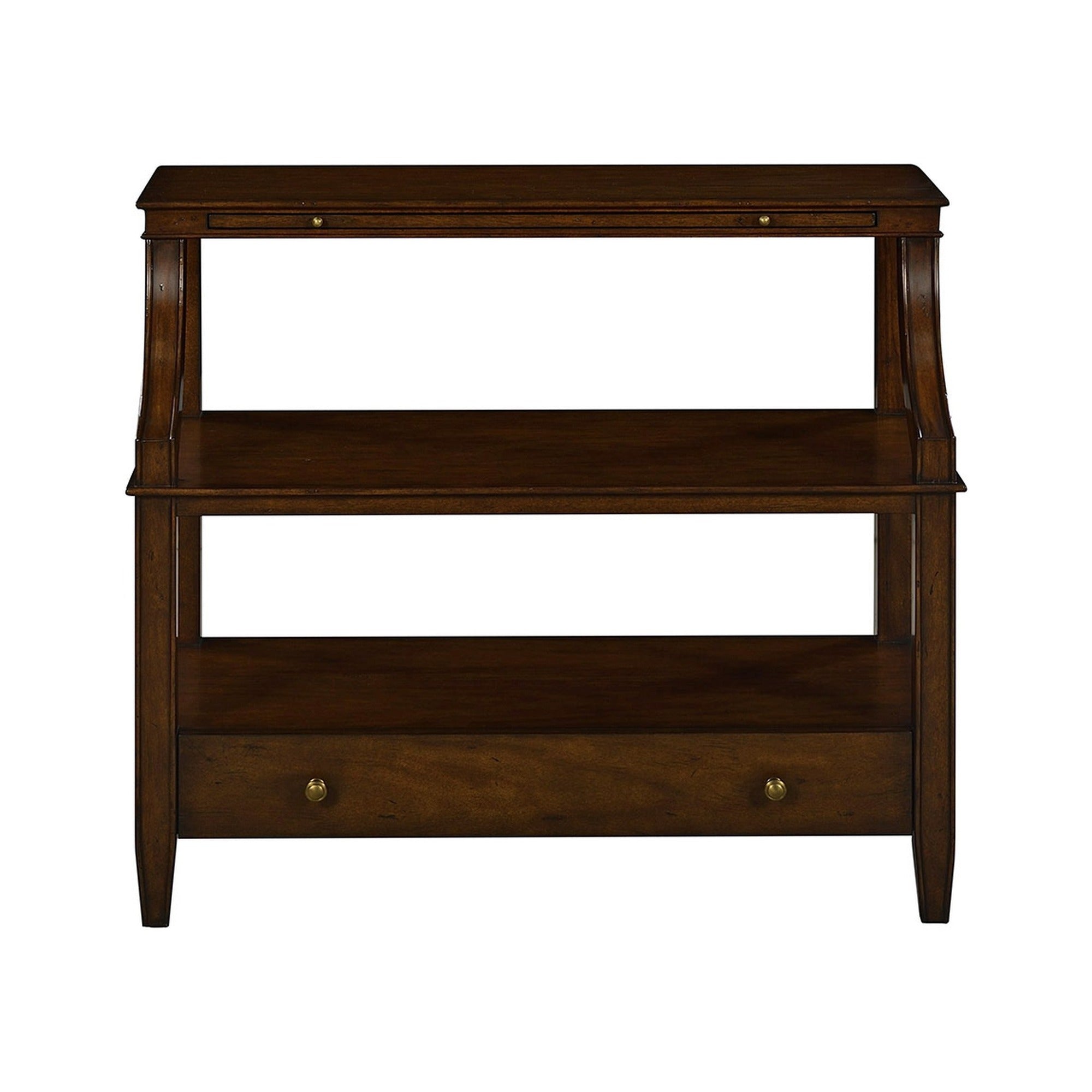 Country Accent Table with Storage, view 2