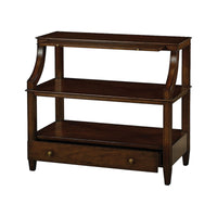 Country Accent Table with Storage, view 11